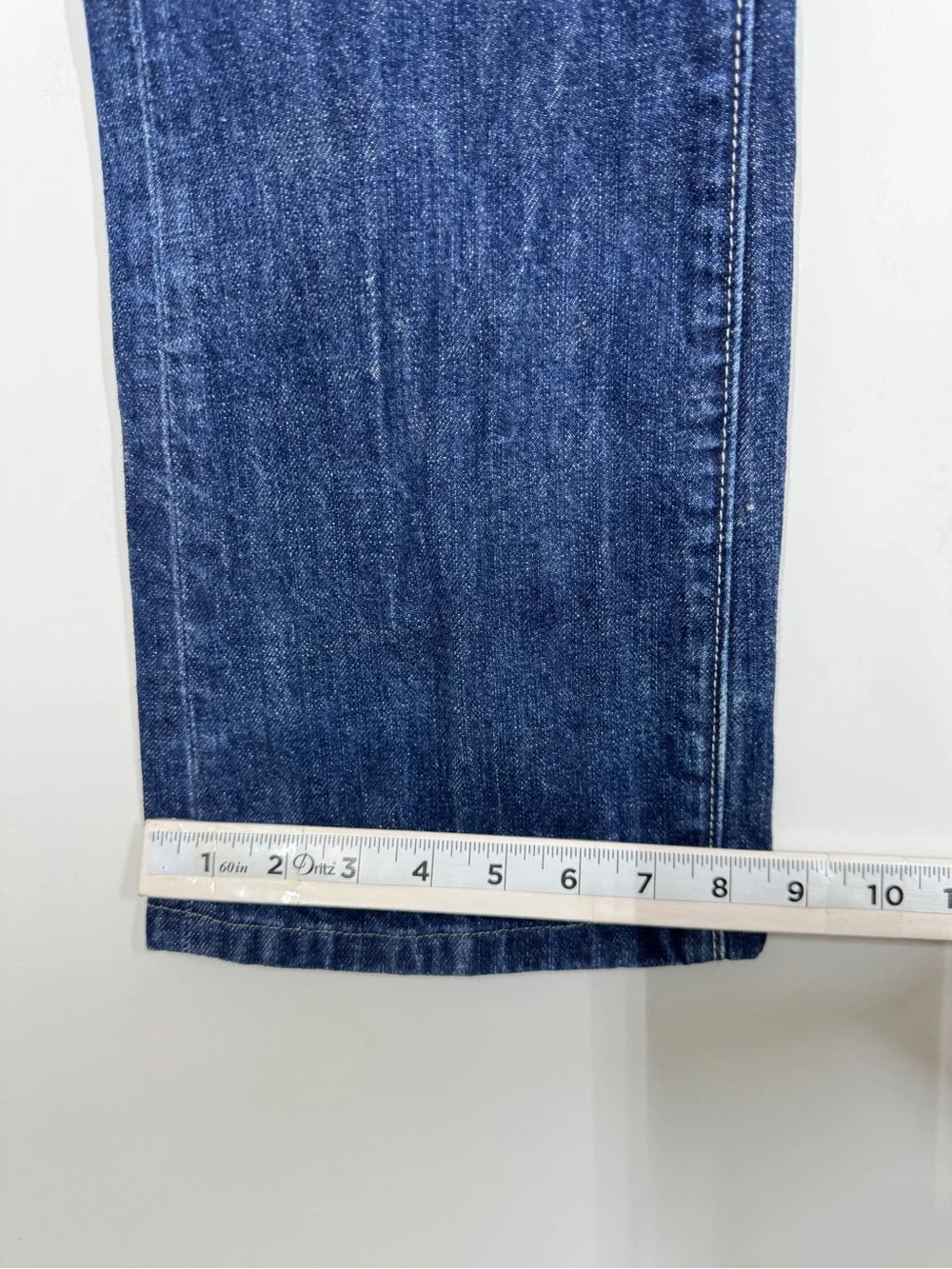 Levi’s Y2K 2000s Mens Bootcut Jeans 34x34 Dark Wash Flap Pocket Western Denim